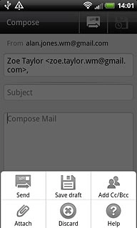 Press Attach.Go to the required folder.