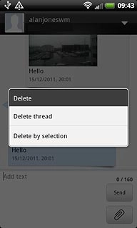 Press Delete by selection.