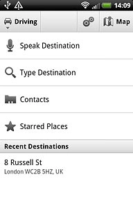 Press one of the following search options:Speak Destination, go to 2a.