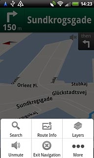 Press Exit Navigation.