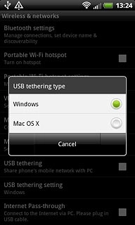 Press Windows or Mac OS X.