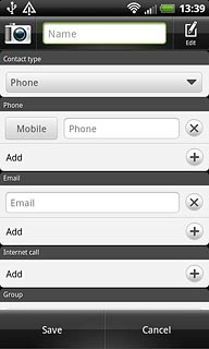 Press the field next to Phone.
