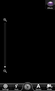 Press the lens icon to take the picture.