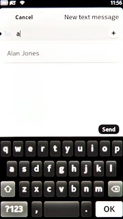 Press the required contact.