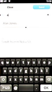 Press the required contact.