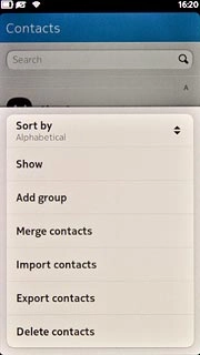 Press Import contacts.