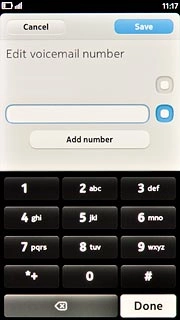 Key in +61414121121 and press Save.