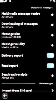 Press Multimedia message centre.