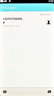 Press the new message icon.