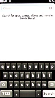 Key in the name of the required application and press Search.