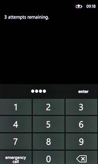 Key in your PIN and press enter.