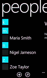 Press and hold the required contact.