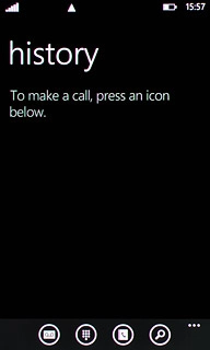 Press the dots in the bottom right corner of the display.
