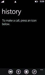 Press the dots in the bottom right corner of the display.