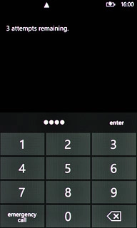 Key in your current PIN and press enter.
