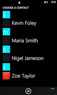 Press the required contacts to merge the contacts.
