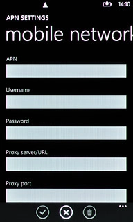 Press the field below APN.Key in live.vodafone.com