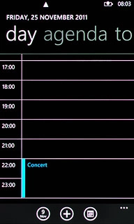 Press the required appointment to view the appointment details.