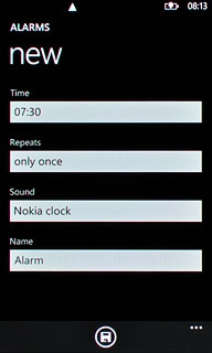 Press the field below Repeats.
