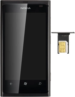 Turn your SIM so the angled corner of your SIM matches the angled corner of the SIM holder.Slide the SIM into the SIM holder.