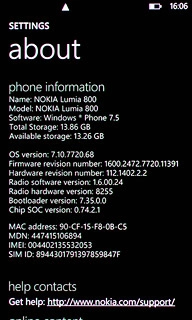 View your phone's software version next to OS version.