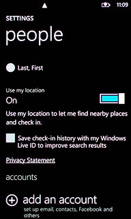 Press add an account.