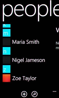 Press the dots in the bottom right corner of the display.