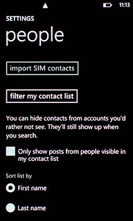 Press import SIM contacts.