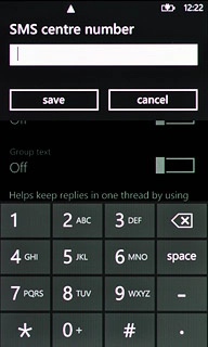 Key in +61415011501 and press save.