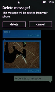 Press delete to confirm.