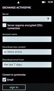 When the box next to the menu item is empty, SSL encryption is turned off.