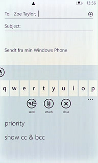 Press show cc & bcc.