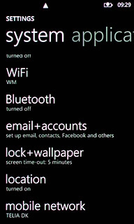 Press mobile network.