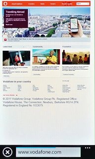 Press the dots in the bottom right corner of the display.