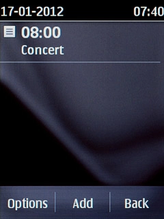 Press the required appointment to view the appointment details.