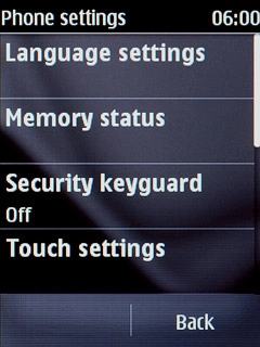 Press Language settings.