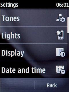 Press Date and time.