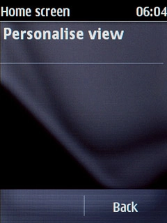 Press Personalise view.A list of existing shortcuts is displayed.