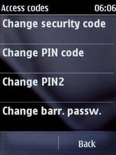 Press Change PIN code.