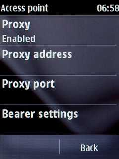 Press Proxy port.