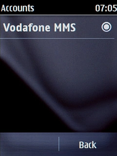 Press Vodafone MMS.