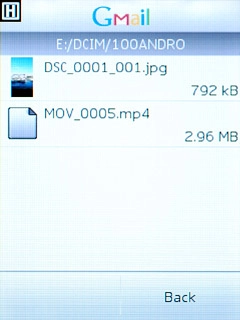 Press the required file.