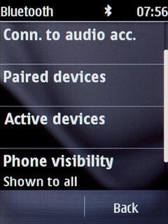 Press Phone visibility.