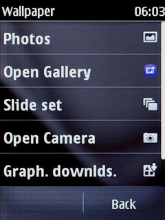 If you select Open Gallery:Go to the required folder.