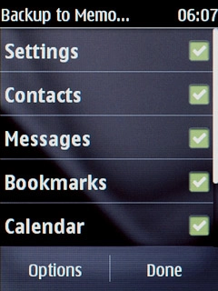 Press the different data types to select them.