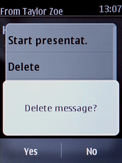 Press Yes to confirm.