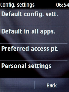 Press Personal settings.