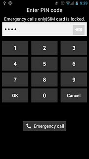Key in your PIN and press OK.