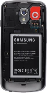 Place your SIM as shown on the SIM holder and slide it in.