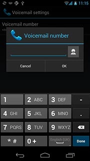 Key in +61414121121 and press OK.